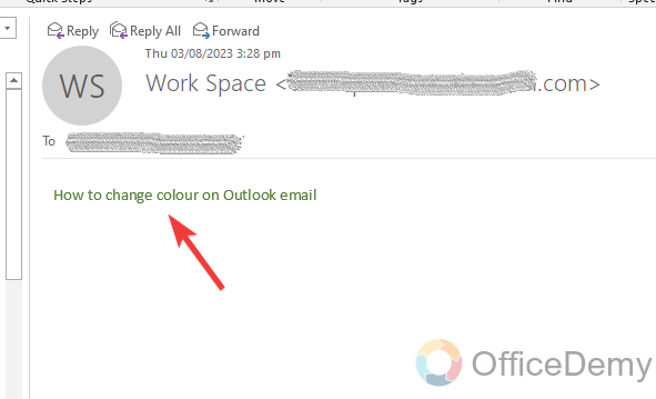 How to Change Colour on Outlook Email 11