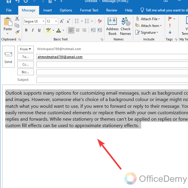 How to Change Colour on Outlook Email 18