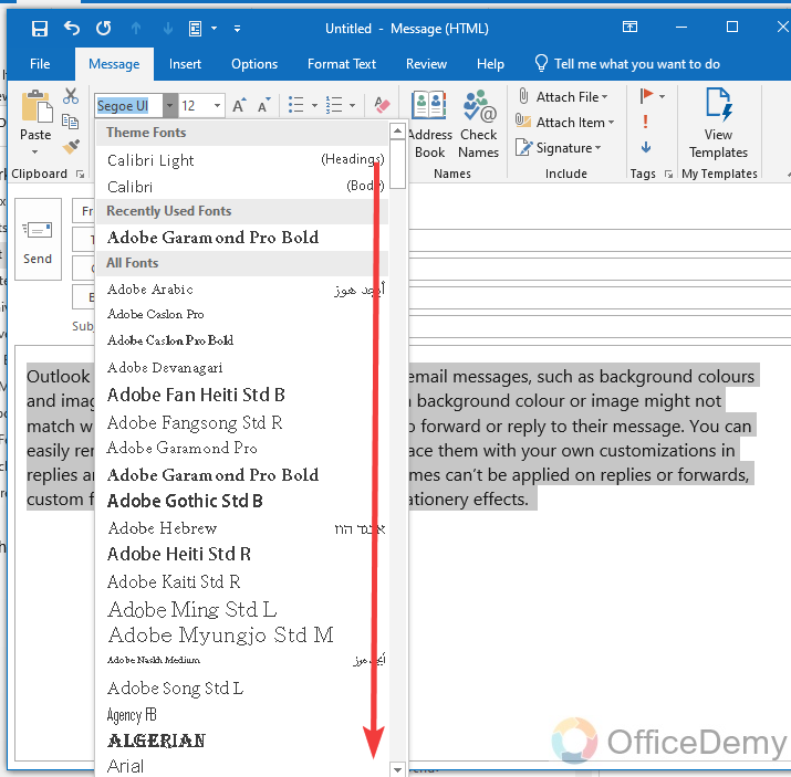 How to Change Colour on Outlook Email 19