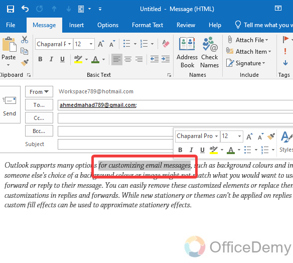 How to Change Colour on Outlook Email 22