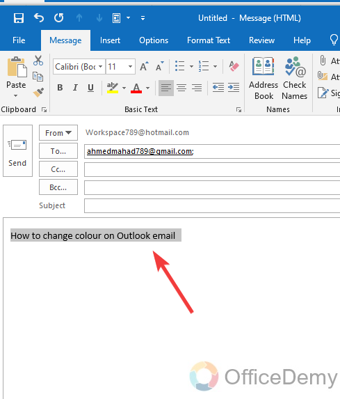 How to Change Colour on Outlook Email 8