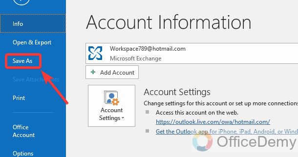 How to Download an Outlook Email 3