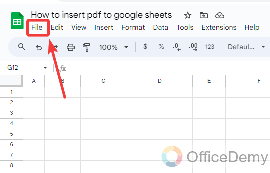 How to Insert PDF into Google Sheets 14