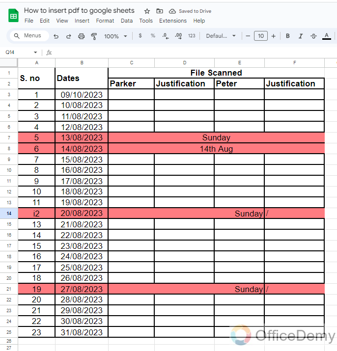 How to Insert PDF into Google Sheets 19