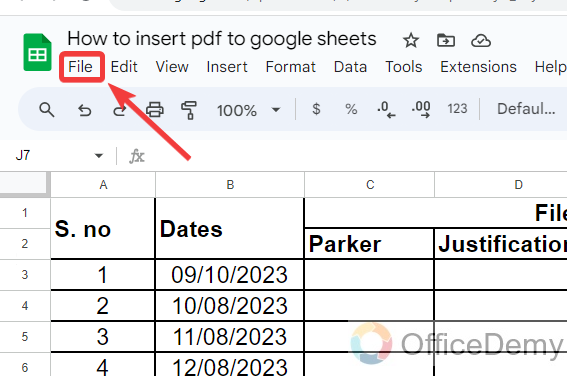 How to Insert PDF into Google Sheets 20