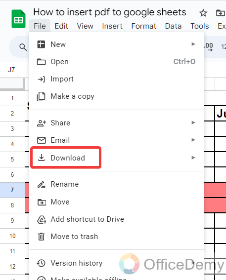How to Insert PDF into Google Sheets 21