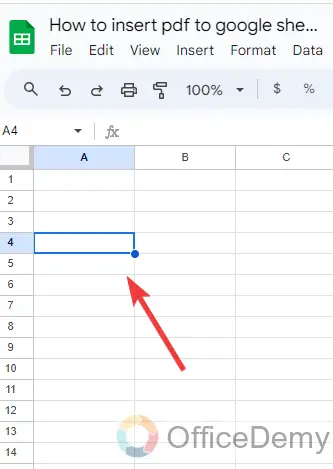 How to Insert PDF into Google Sheets 7