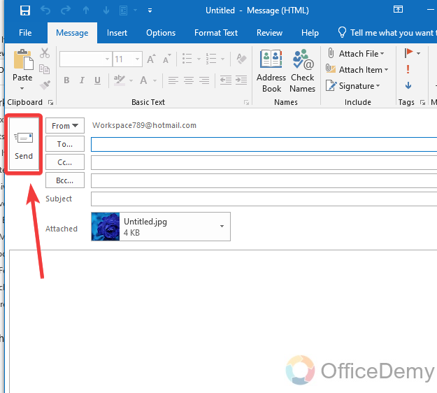 How to Insert a Picture in Outlook Email 16