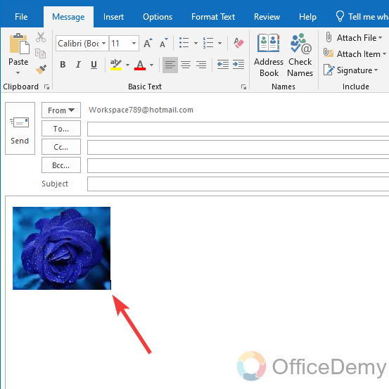 How to Insert a Picture in Outlook Email 20