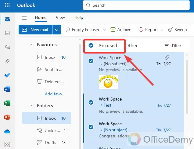 How to Mark All as Read in Outlook 3