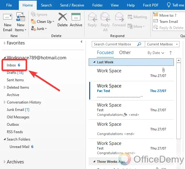 How to Mark All as Read in Outlook 6