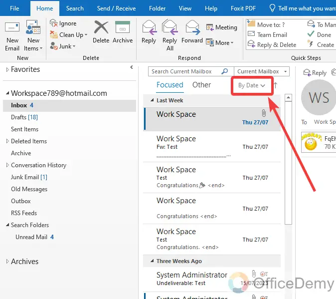 How to Mark All as Read in Outlook 9