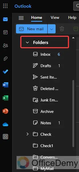 How to Reorder Folders in Outlook 365 7