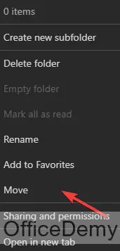How to Reorder Folders in Outlook 365 4