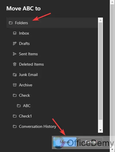 How to Reorder Folders in Outlook 365 5