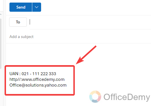 How to change outlook web signature 2