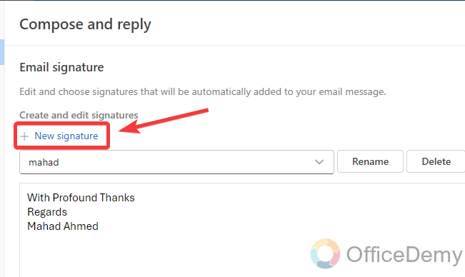 How to change outlook web signature 8