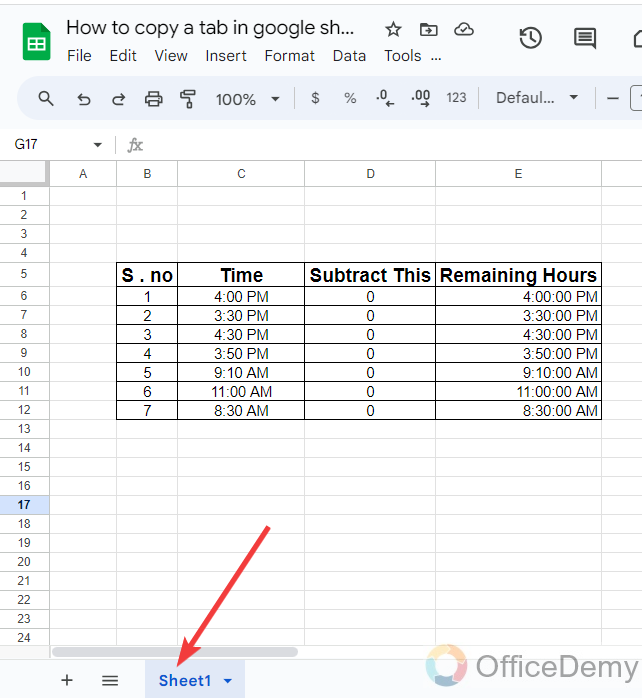 How to copy a tab in google sheets 1