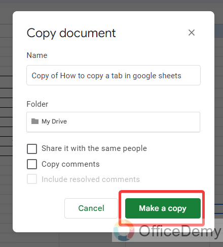How to copy a tab in google sheets 14