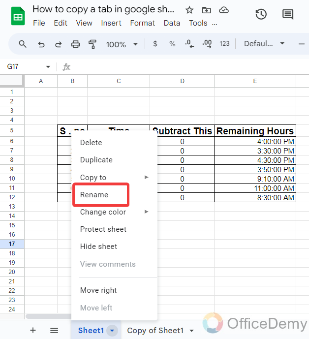 How to copy a tab in google sheets 16