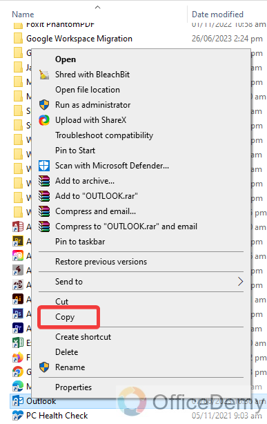 How to have Outlook open on Startup 2