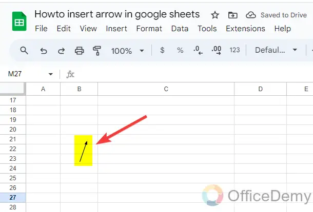 How to insert arrow in google sheets 26