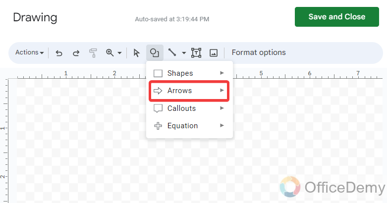 How to insert arrow in google sheets 9