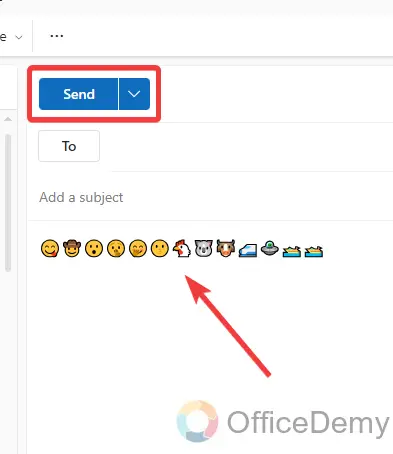 How to make congratulations confetti in Outlook email 14
