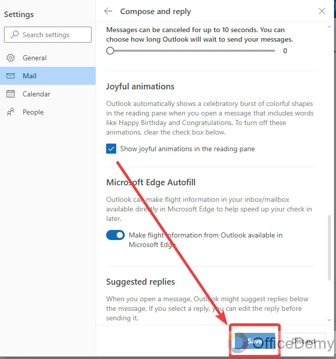 How to make congratulations confetti in Outlook email 5