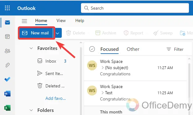 How to make congratulations confetti in Outlook email 6