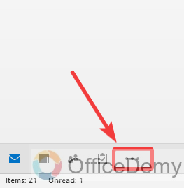 how to create a note in outlook 1