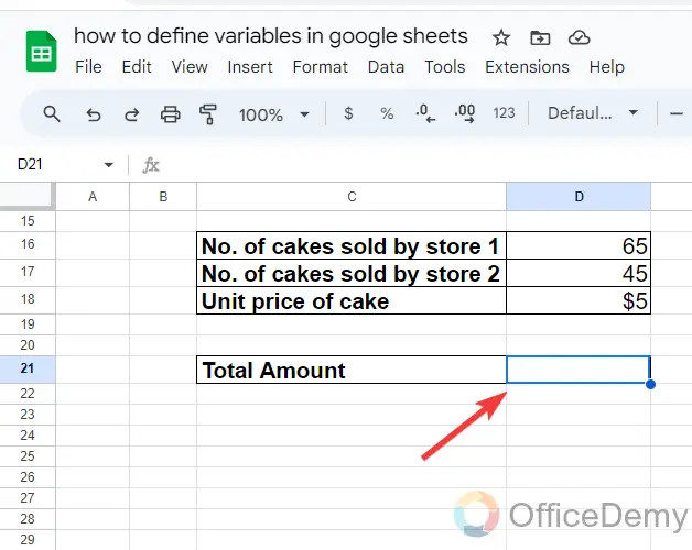 how to define variables in google sheets 10