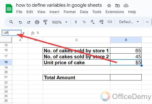 how to define variables in google sheets 13