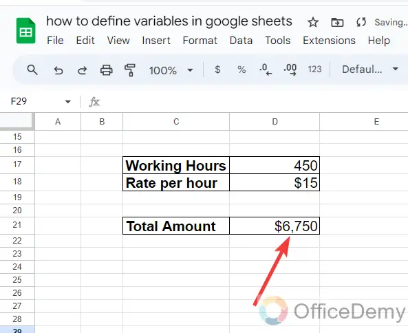how to define variables in google sheets 9