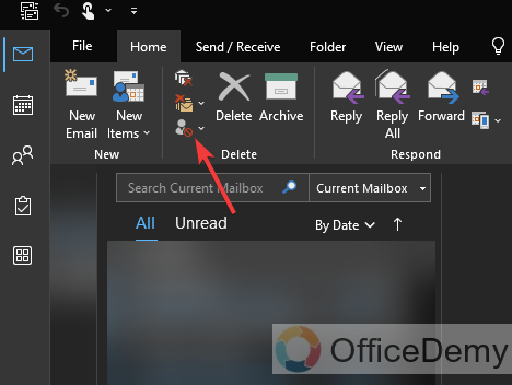 how to find blocked emails in outlook 8