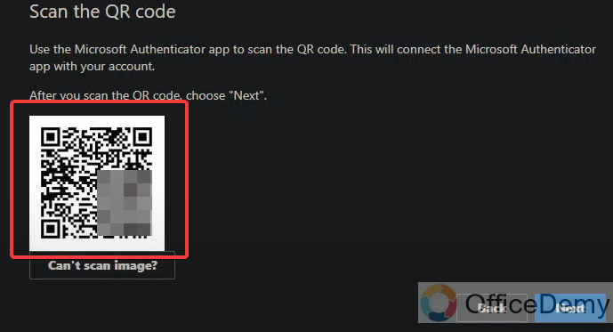 how to get qr code for outlook 13