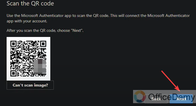 how to get qr code for outlook 14