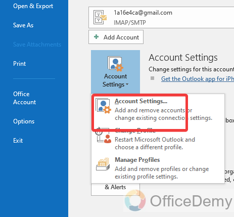 how to logout of outlook 9