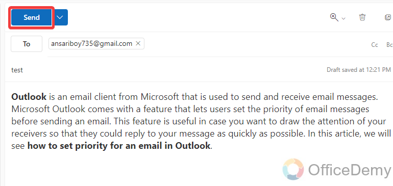how to mark an email as urgent in outlook 10