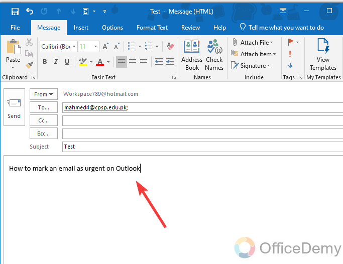 how to mark an email as urgent in outlook 2