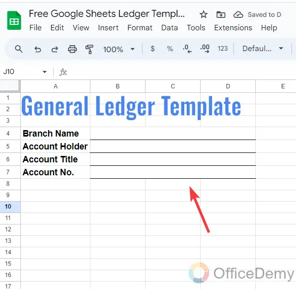Free Google Sheets Ledger Template 5