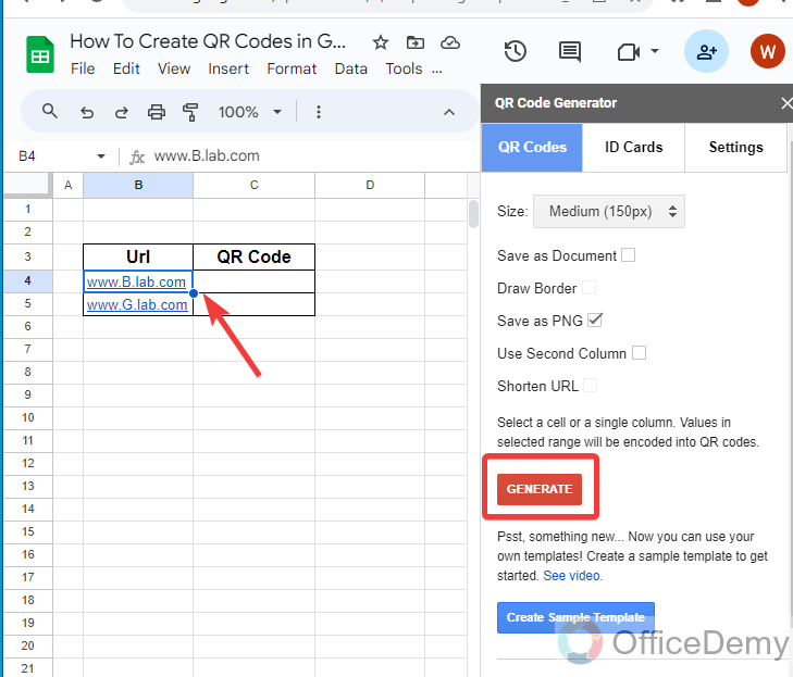 How To Create QR Codes in Google Sheets 12