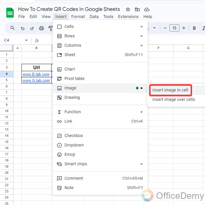 How To Create QR Codes in Google Sheets 14