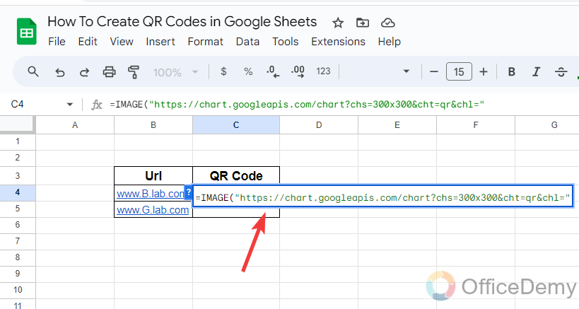 How To Create QR Codes in Google Sheets 3