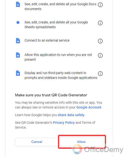 How To Create QR Codes in Google Sheets 8