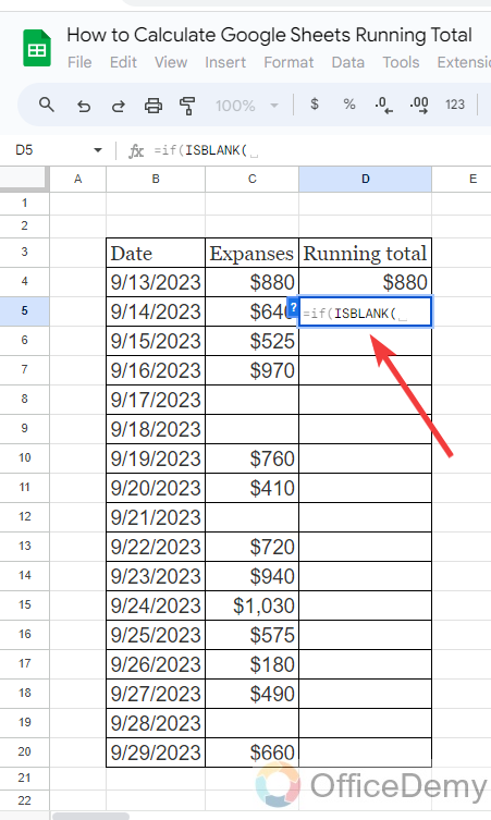 How to Calculate Google Sheets Running Total 15