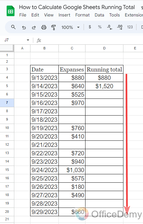 How to Calculate Google Sheets Running Total 19