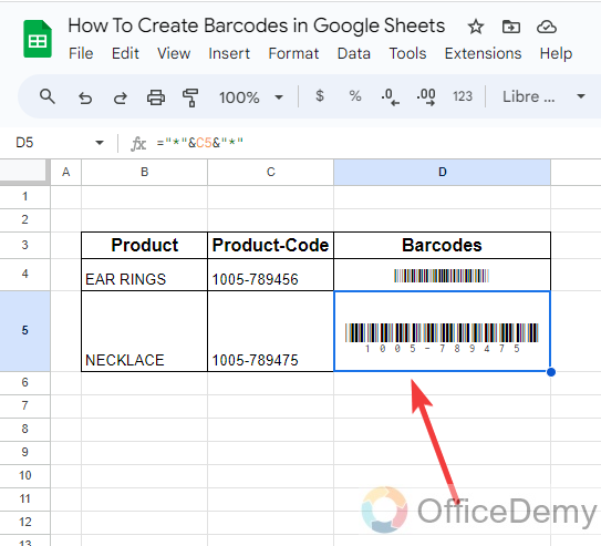 How to Create Barcodes in Google Sheets 10
