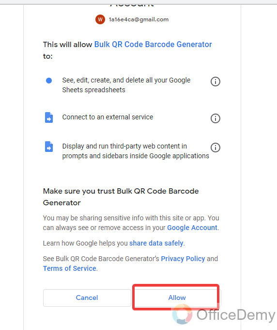 How to Create Barcodes in Google Sheets 12