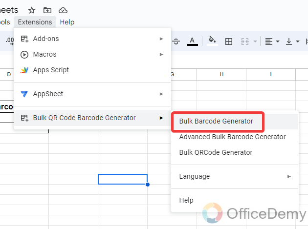 How to Create Barcodes in Google Sheets 13